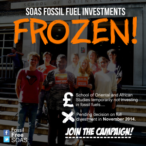 SOAS Freeze FF investments