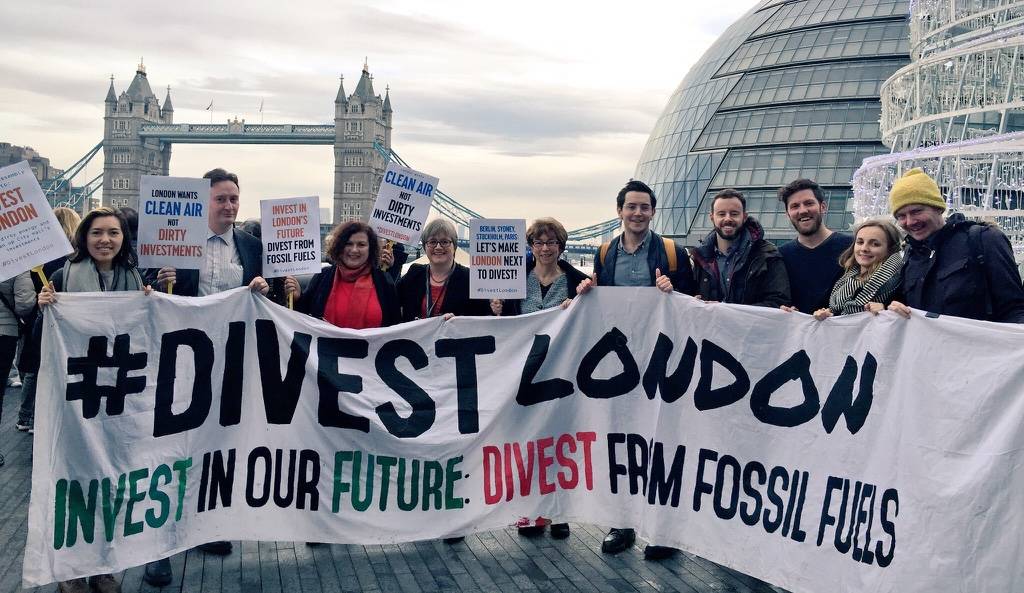 Divest London with Assembly Members after passing a motion at City Hall