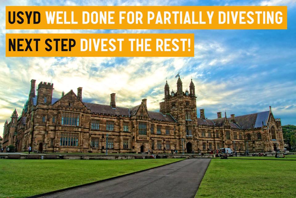 USYD divest the rest